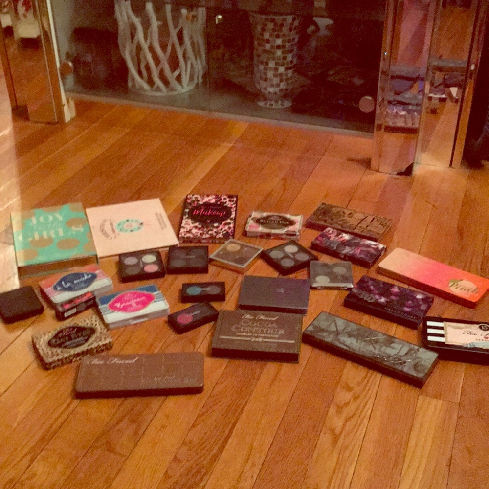 MAC, Urban Decay, and Too Faced Eyeshadows